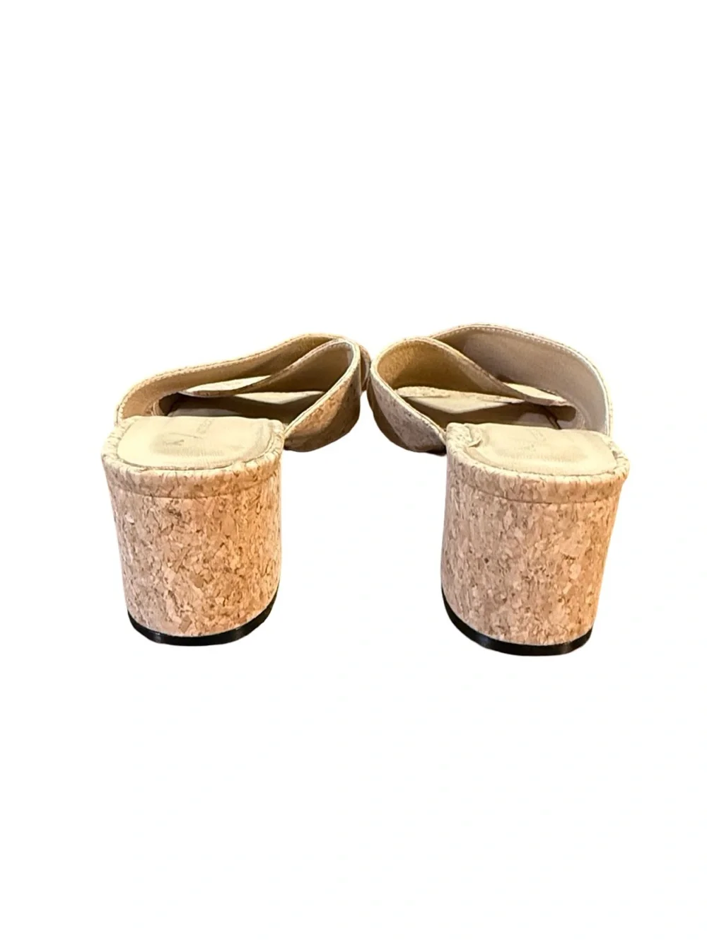 Anthropologie Latrice Cork Cross-Band Wedge Sandals Women’s Size 6